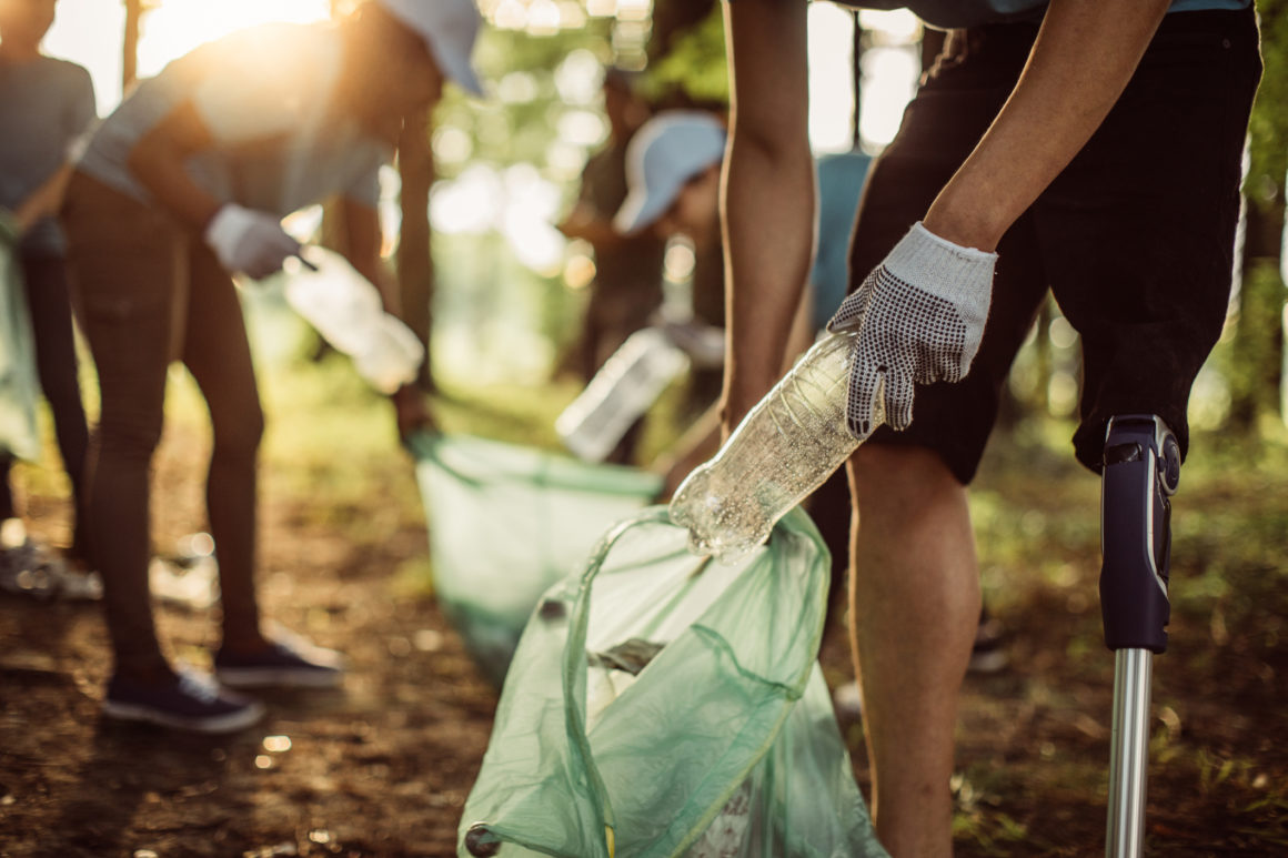 Volunteers cleaning park Acquisition
